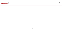 Tablet Screenshot of dehler.nl